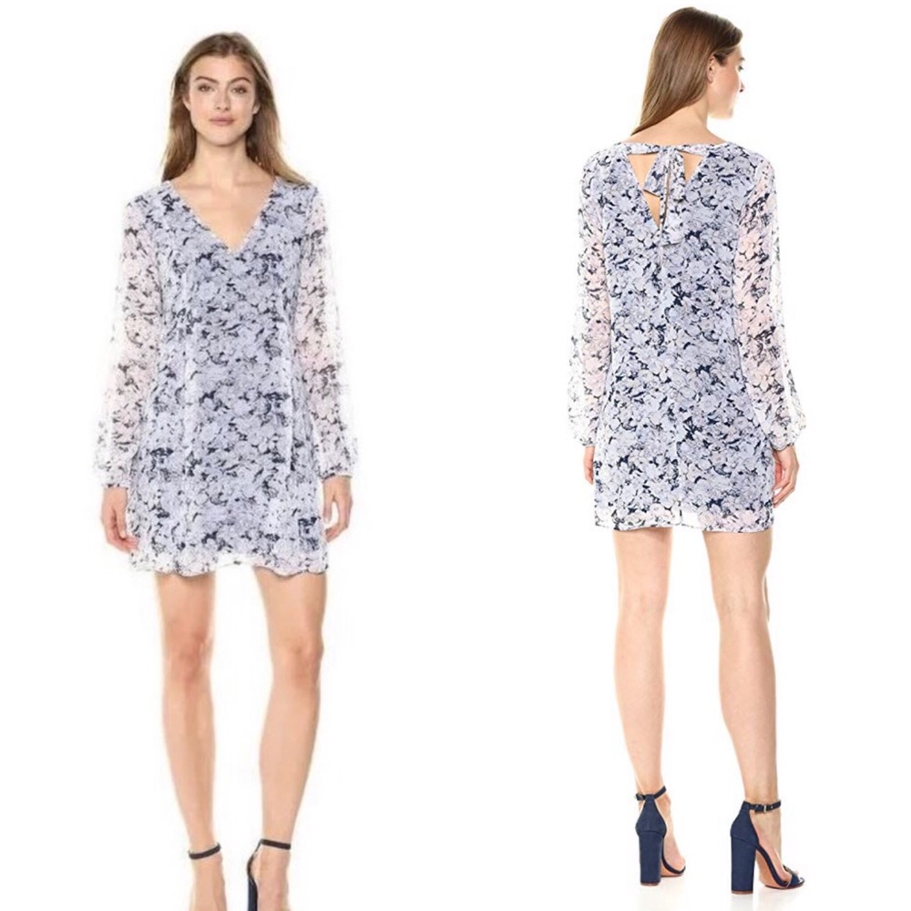 💜🤍BCBG MaxAzria Small Chiffon Dress